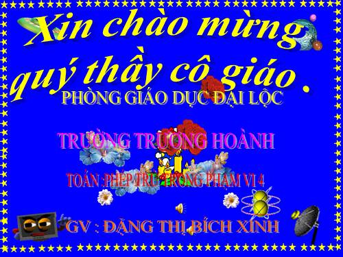 Phép trừ trong phạm vi 4