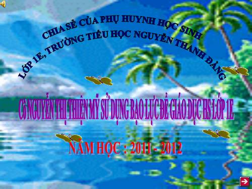GV Tiểu Học lưu ý