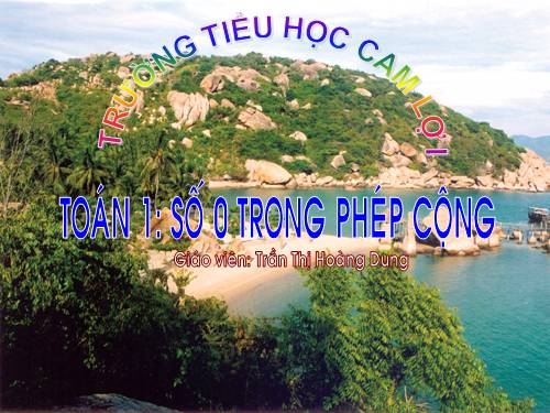 Số 0 trong phép cộng