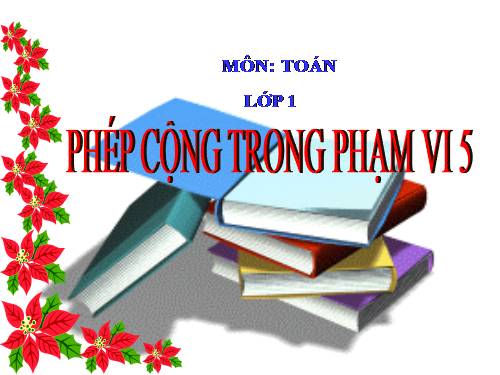 Phép cộng trong phạm vi 5