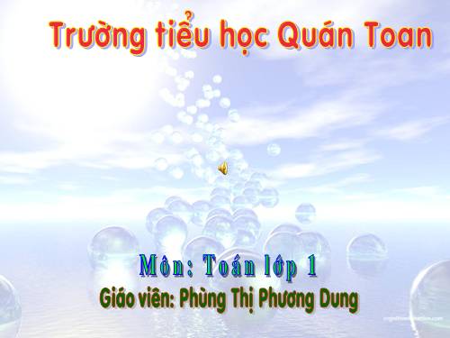 Phép trừ trong phạm vi 100 (trừ không nhớ)