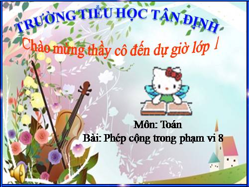 Phép cộng trong phạm vi 8