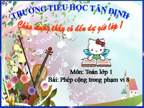 Phép cộng trong phạm vi 8