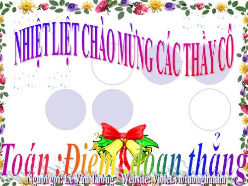 Điểm. Đoạn thẳng