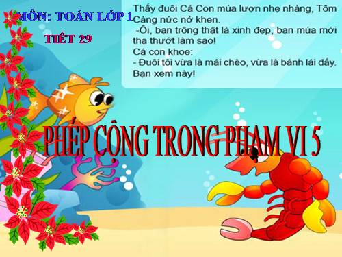 Phép cộng trong phạm vi 5