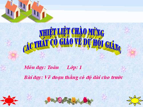 Vẽ đoạn thẳng có độ dài cho trước