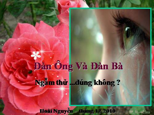 Đàn ông và đàn bà