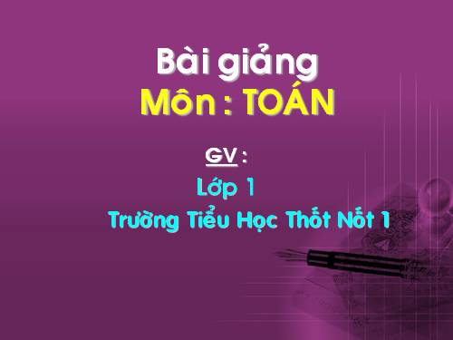 Phép cộng trong phạm vi 6