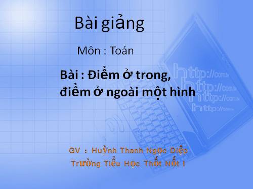 Điểm ở trong, điểm ở ngoài một hình