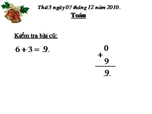 Phép cộng trong phạm vi 10