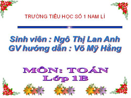 Ôn tập: Các số đến 10