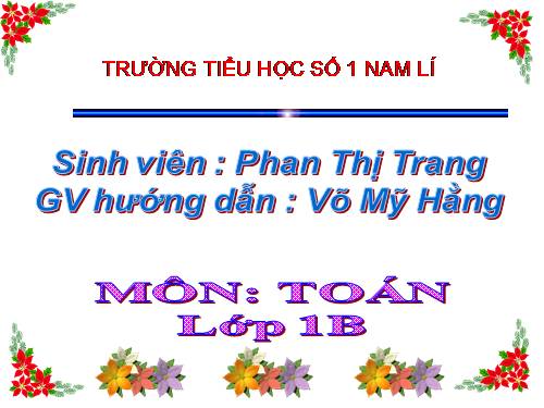 Phép trừ trong phạm vi 100 (trừ không nhớ)