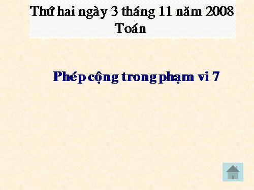 Phép cộng trong phạm vi 7