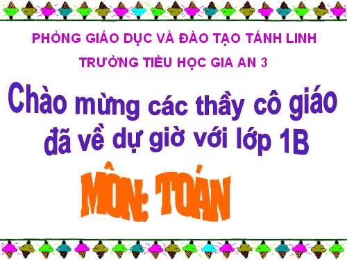 Phép cộng trong phạm vi 3