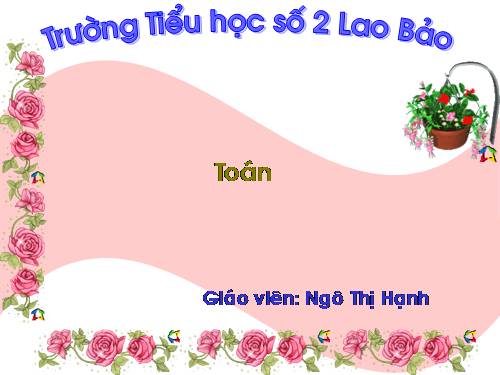 Các số tròn chục