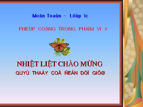 Phép cộng trong phạm vi 8