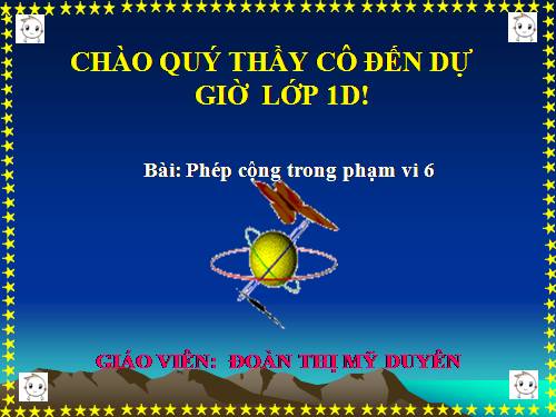 Phép cộng trong phạm vi 6