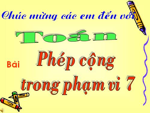 Phép cộng trong phạm vi 7