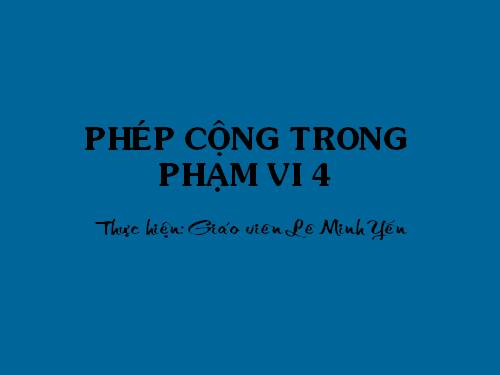 Phép cộng trong phạm vi 8