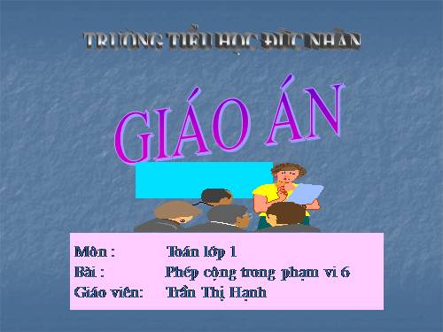 Phép cộng trong phạm vi 6