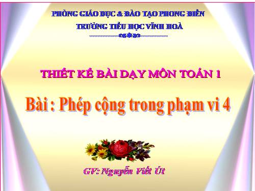 Phép cộng trong phạm vi 4