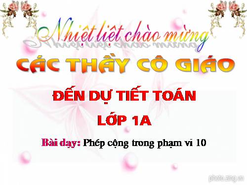 Phép cộng trong phạm vi 10