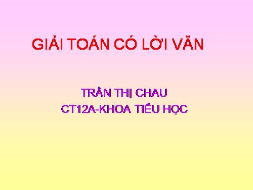 Phép trừ trong phạm vi 5