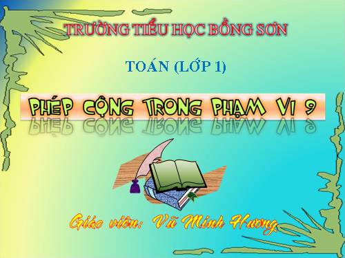 Phép cộng trong phạm vi 9