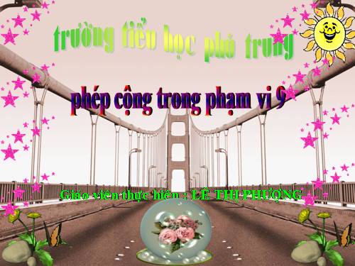 Phép cộng trong phạm vi 9