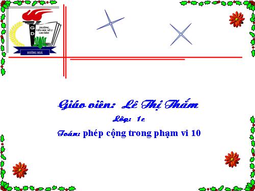 Phép cộng trong phạm vi 10