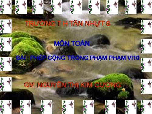 Phép cộng trong phạm vi 10