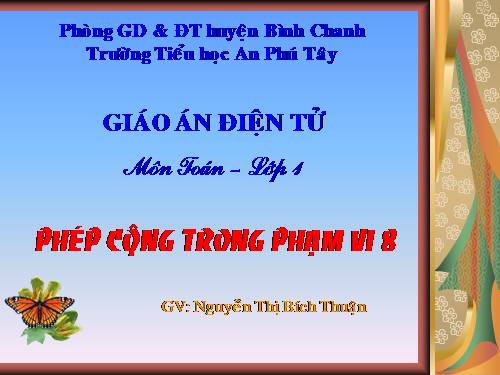 Phép cộng trong phạm vi 8