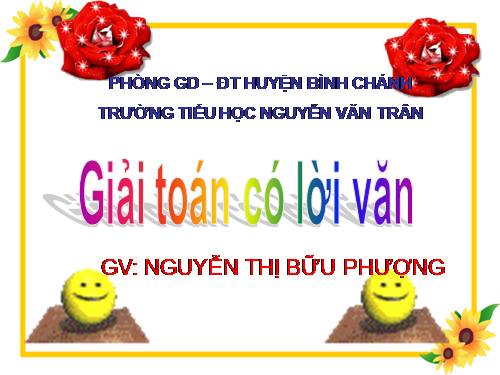 Giải toán có lời văn