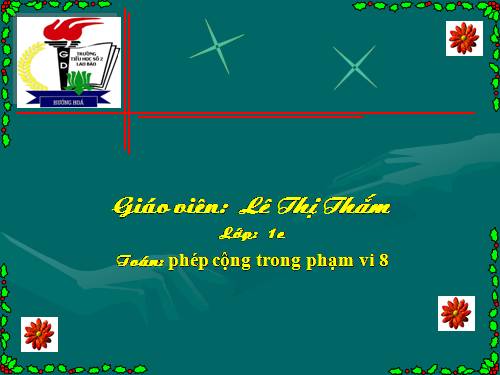 Phép cộng trong phạm vi 8