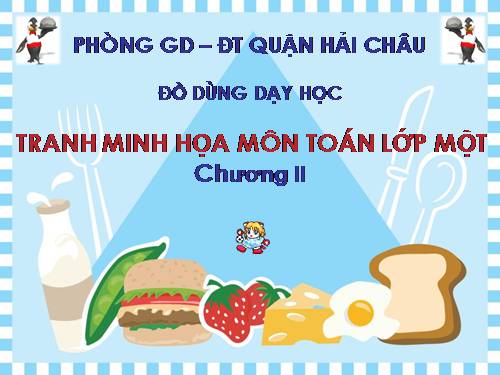 Tranh minh hoa mon toan lop 1 (chuong II)