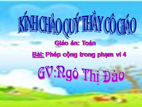 Phép cộng trong phạm vi 4