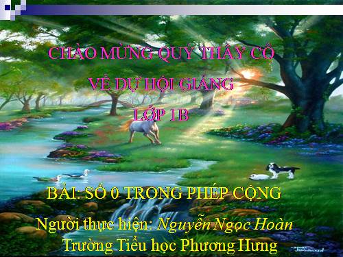 Số 0 trong phép cộng