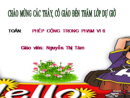 Phép cộng trong phạm vi 6