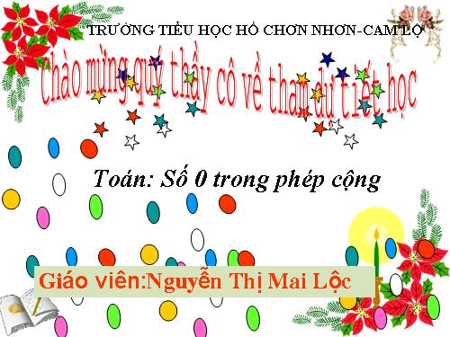 Số 0 trong phép cộng