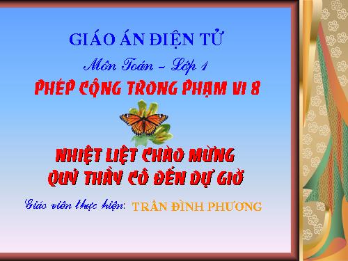 Phép cộng trong phạm vi 8