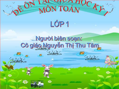 ÔN TẬP KIỂM TRA LỚP 1-GHKI-NH 2010-2011