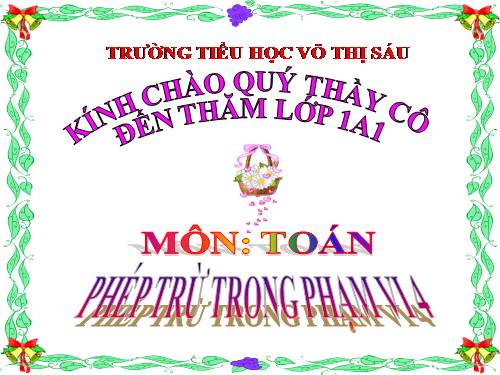 Phép trừ trong phạm vi 4