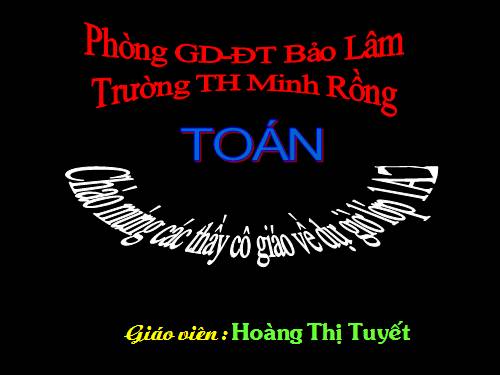 Phép cộng trong phạm vi 9