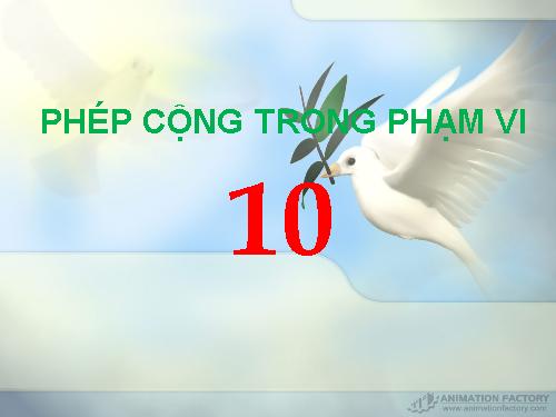 Phép cộng trong phạm vi 10