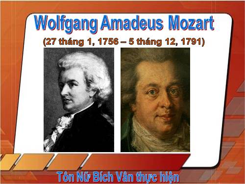 Wolfgang Amadeus Mozart