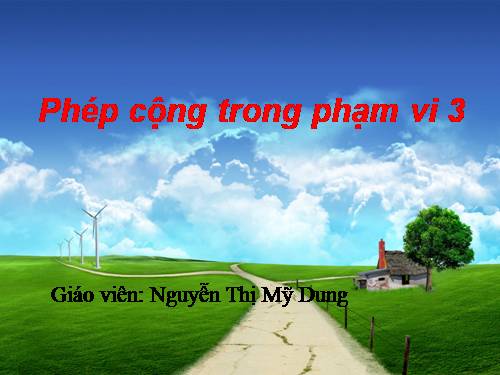 Phép cộng trong phạm vi 3