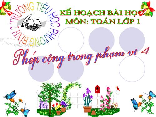 Phép cộng trong phạm vi 4