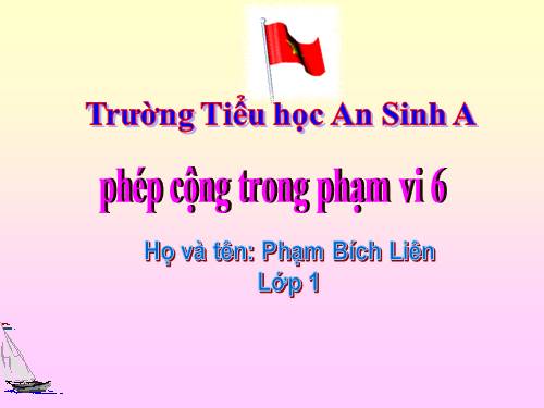 Phép cộng trong phạm vi 6