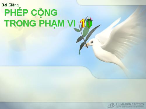 Phép cộng trong phạm vi 10