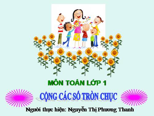 Cộng các số tròn chục